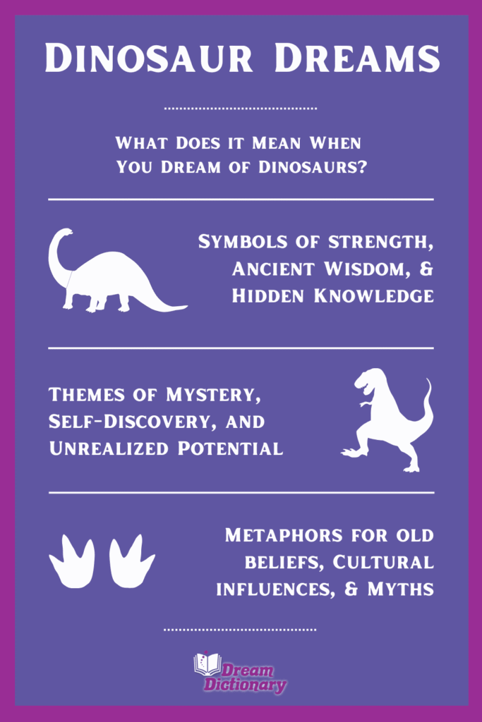 Dinosaur dreams and what they mean.
